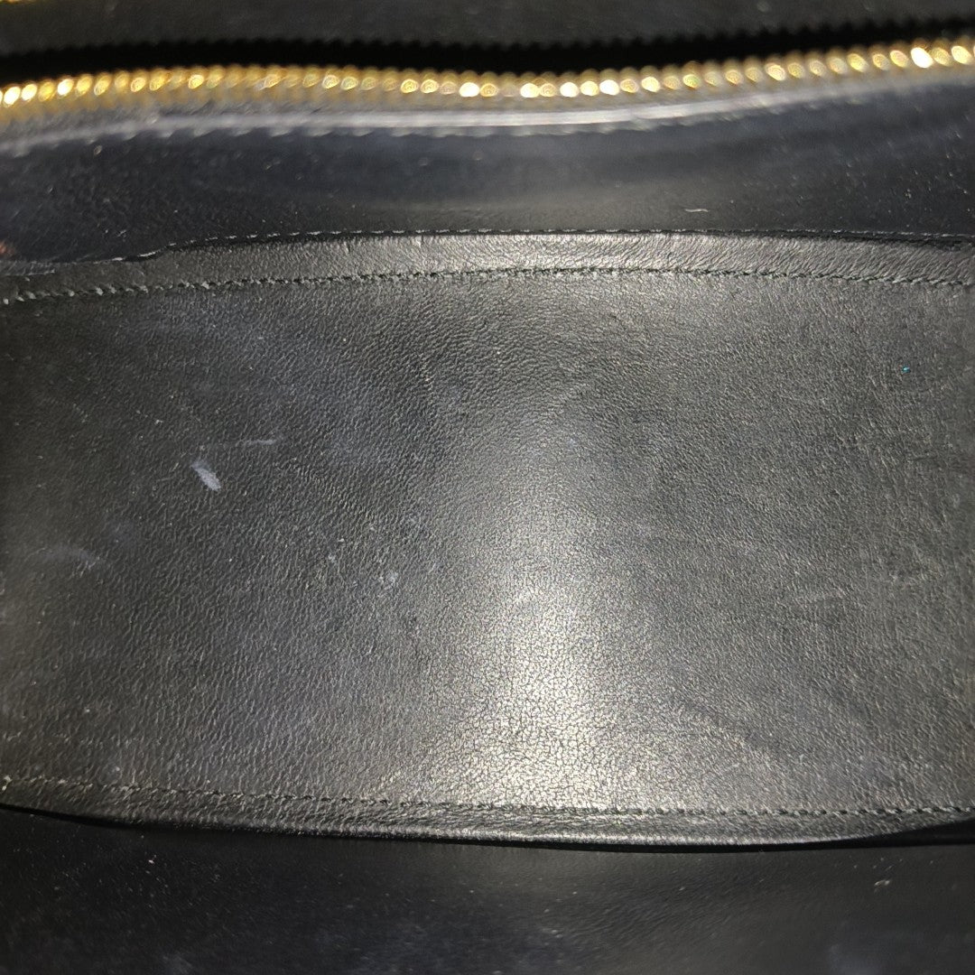 Hourglass S Calfskin Black