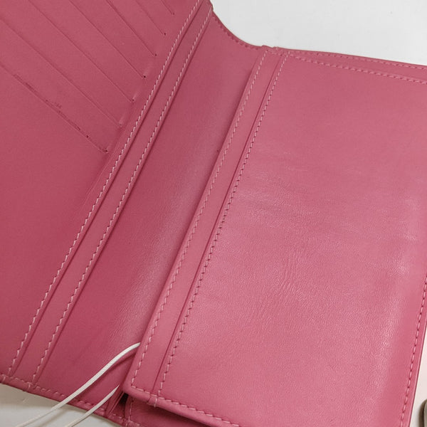 Quilted Calfskin Wallet Pink