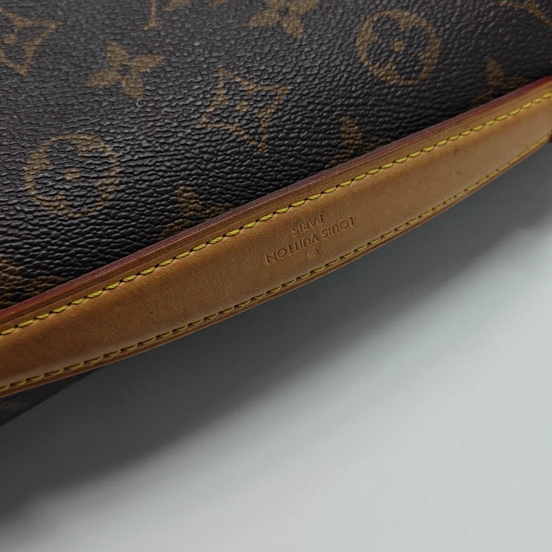 MÉTIS MM Monogram Coated Canvas Brown