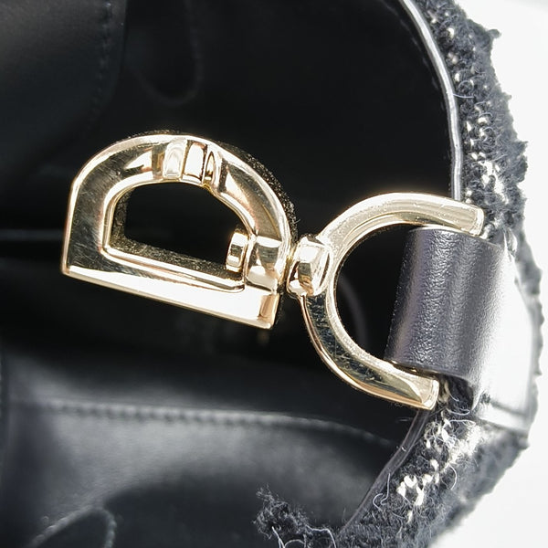 Toujours Small Cannage Wool Black