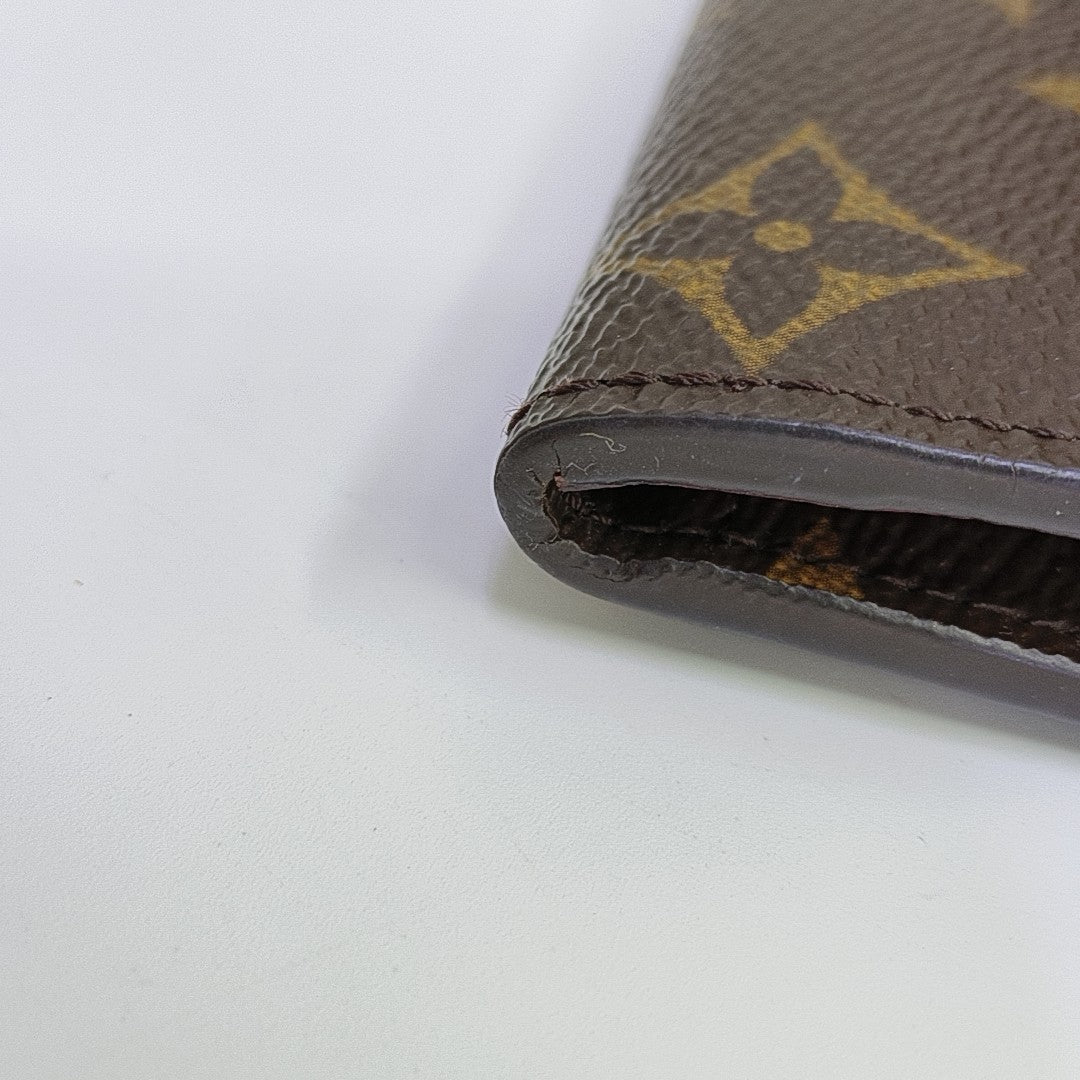 JOSÉPHINE Monogram Coated Canvas Brown Wallet