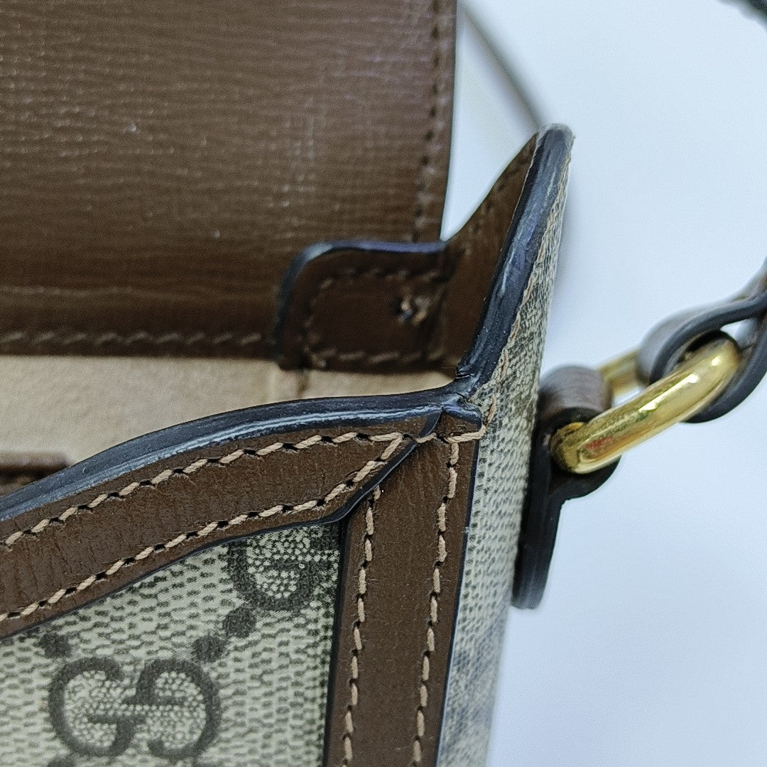Horsebit 1955 Mini Coated Canvas Beige