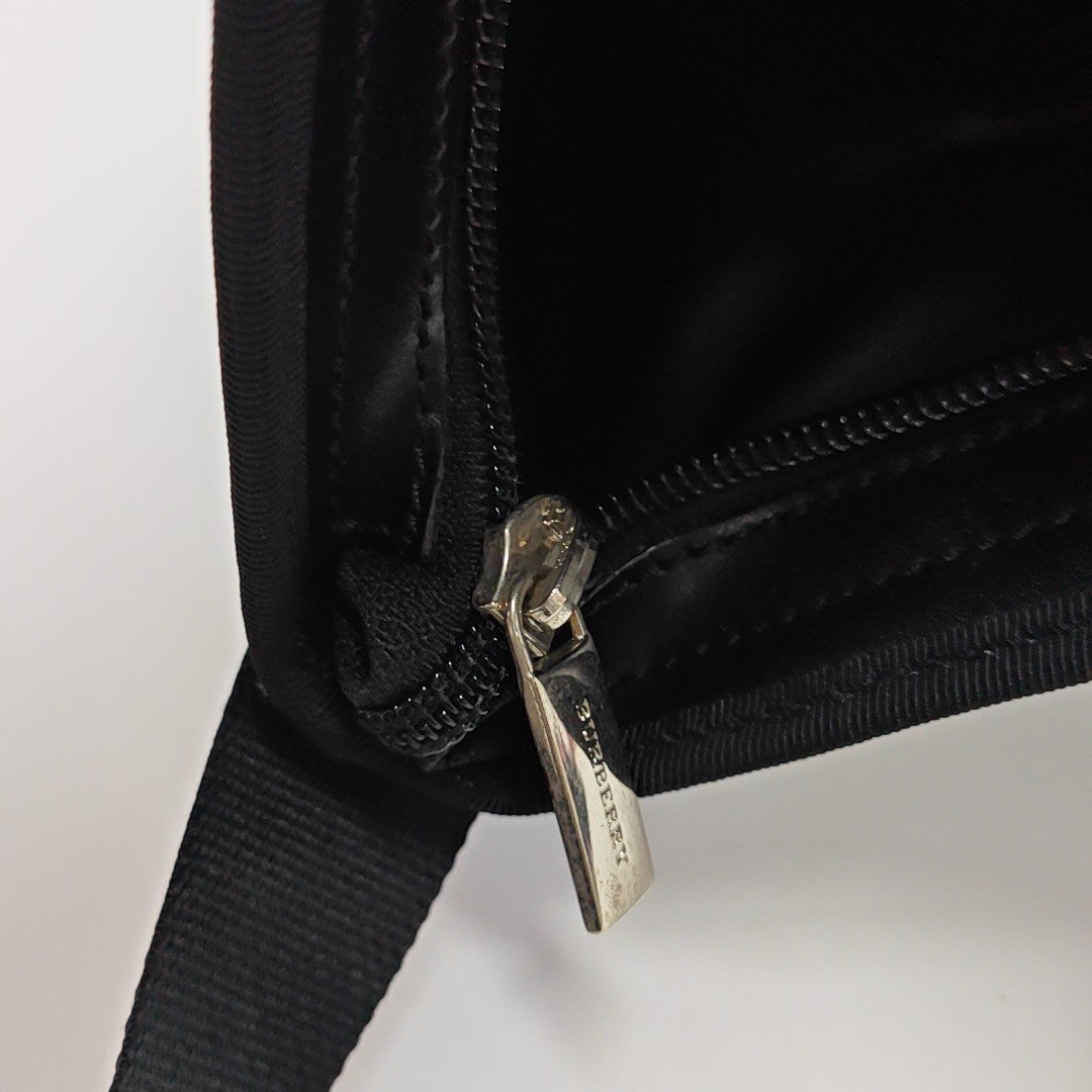 Fabric Shoulder Bag Black