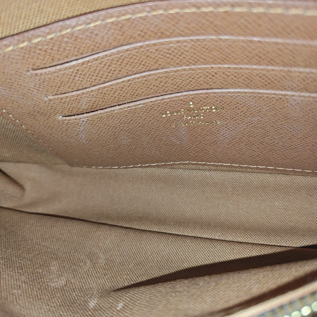IVY Monogram Coated Canvas Brown