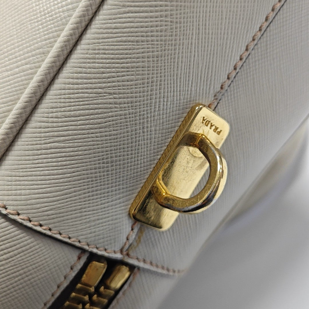 Calfskin Shoulder Bag Beige