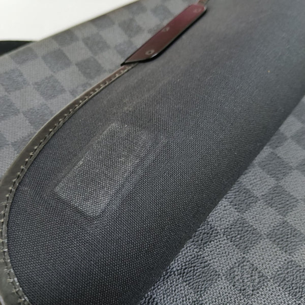 DANIEL Damier Graphite Coated Canvas Gray