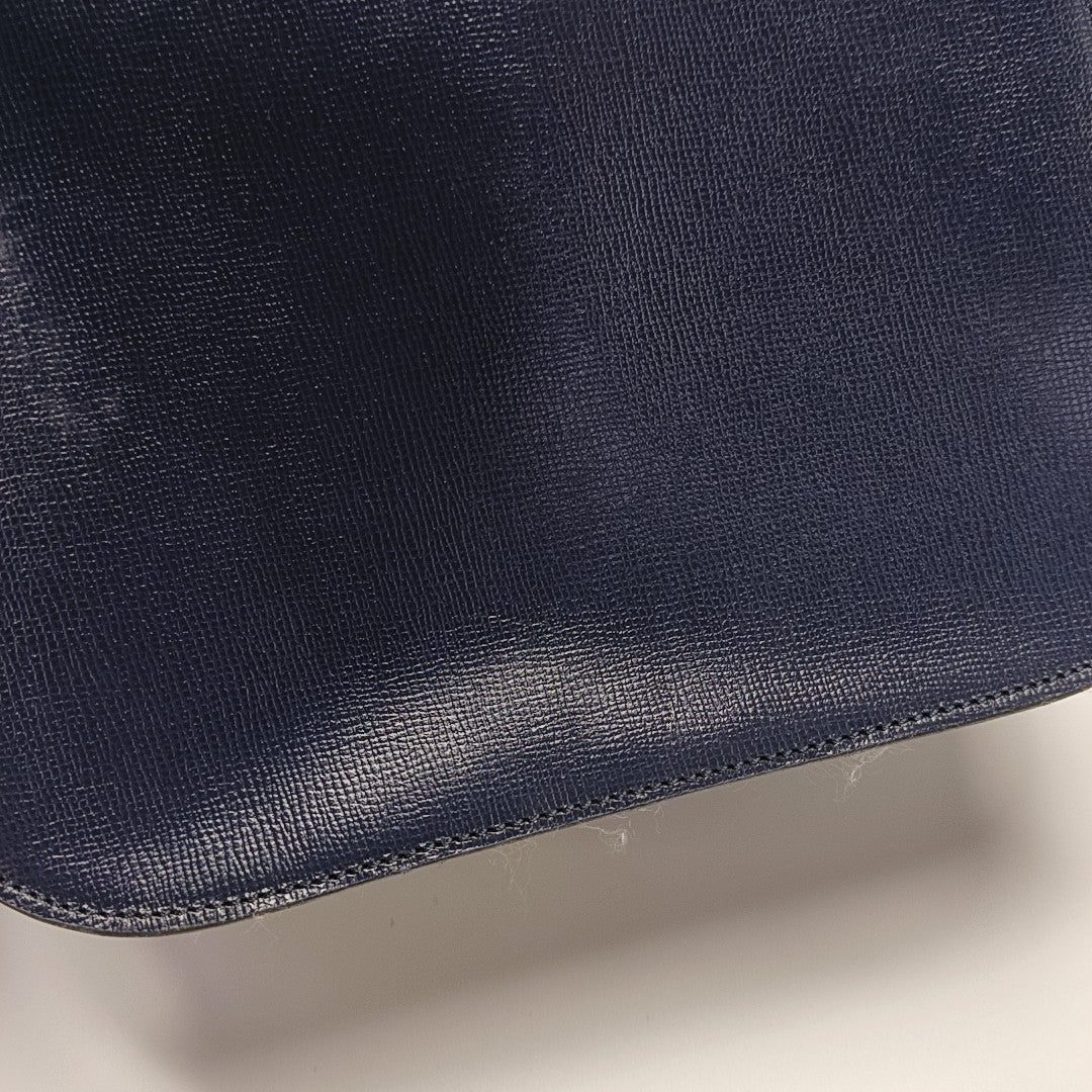 Calfskin Crossbody Bag Blue