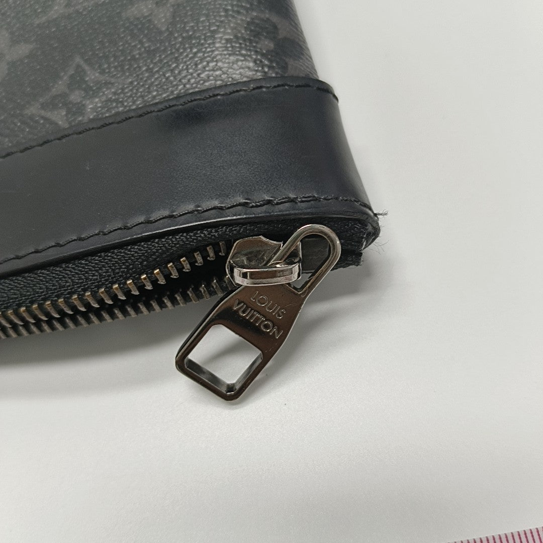 DISCOVERY Monogram Coated Canvas Black