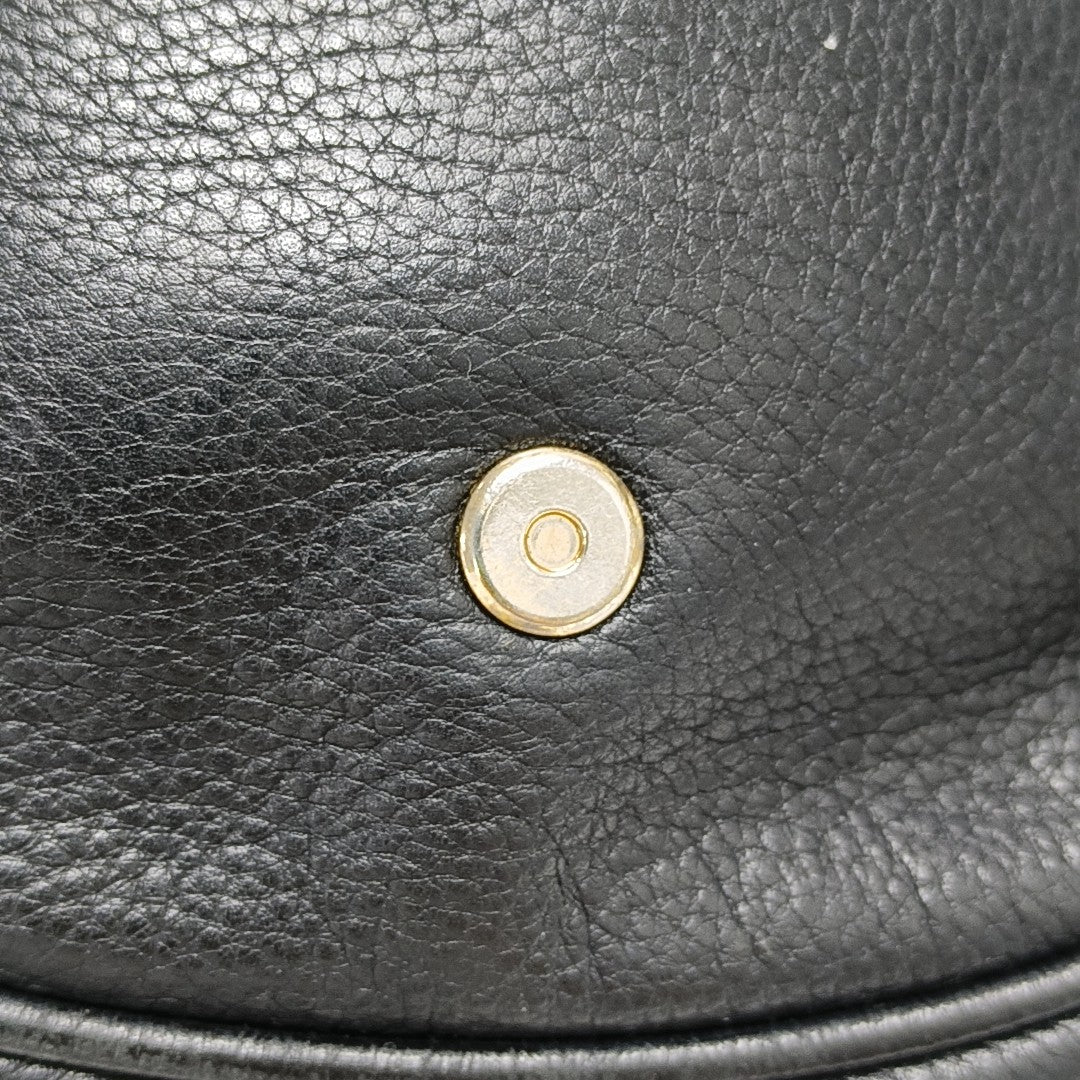 Calfskin Shoulder Bag Black