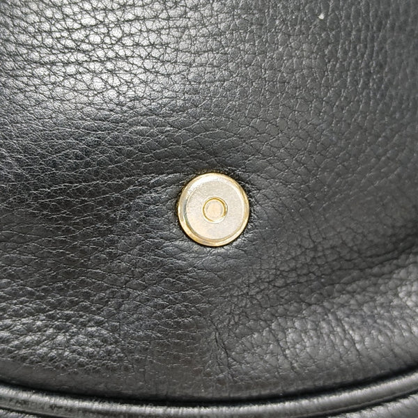 Calfskin Shoulder Bag Black