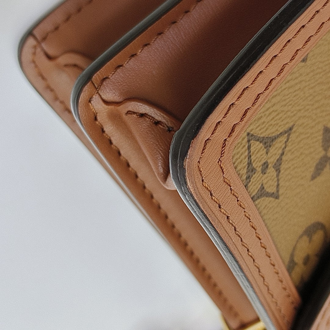 DAUPHINE Mini Coated Canvas Brown
