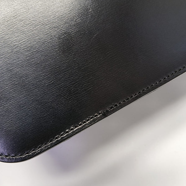 Leather Shoulder Bag Black