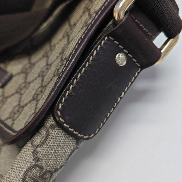 GG Supreme Monogram Coated Canvas Black