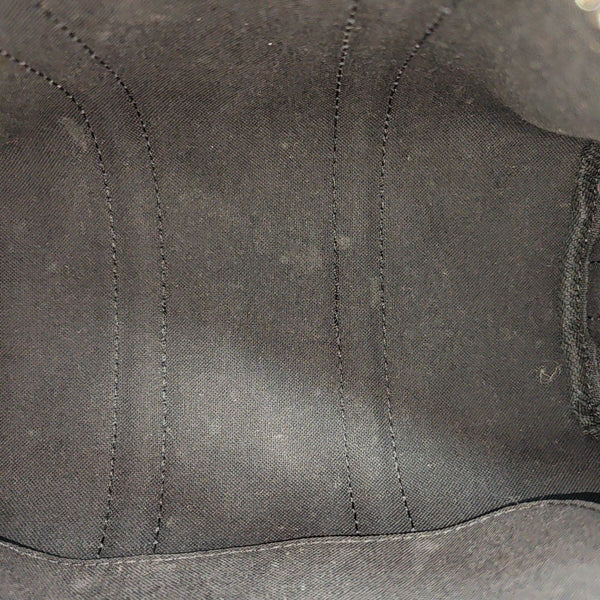 KEEPALL 25 Monogram Coated Canvas Black