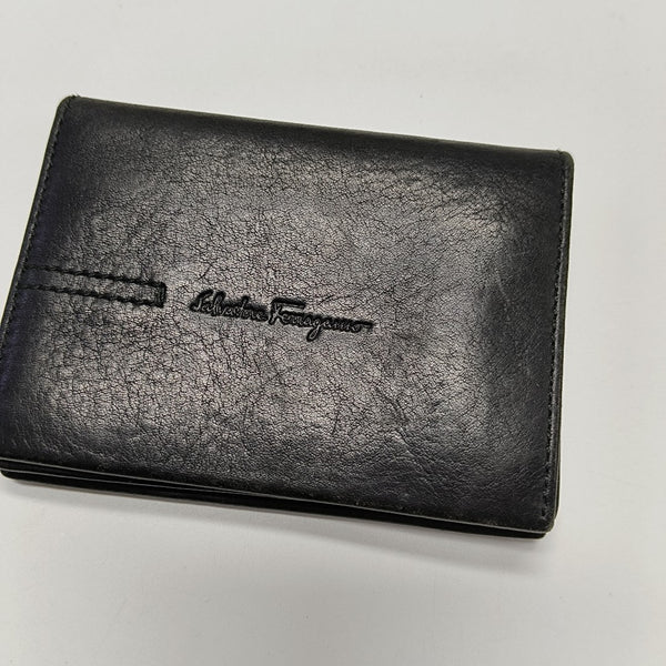 Calfskin Card Holder Black