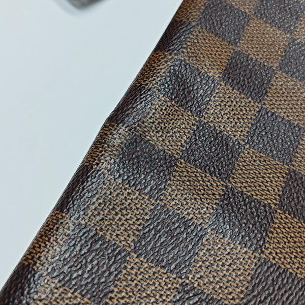 BROOKLYN Damier Ebene Coated Canvas Brown
