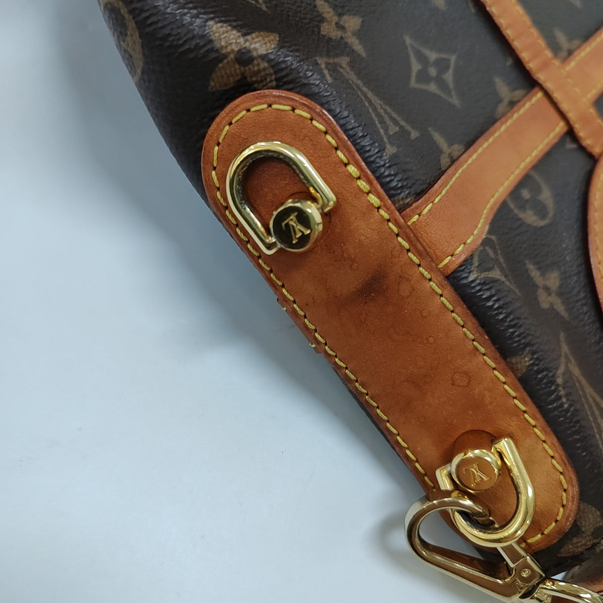 DUFFLE Monogram Coated Canvas Brown