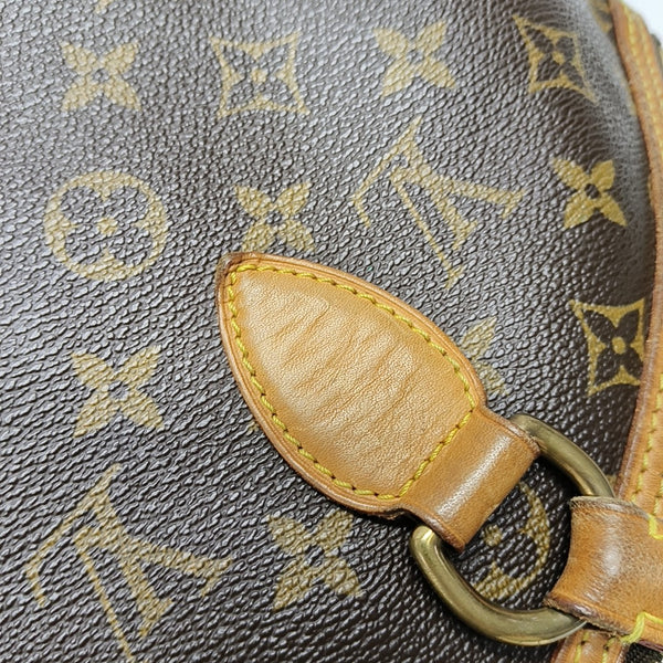 LOCKIT GM Monogram Coated Canvas Brown