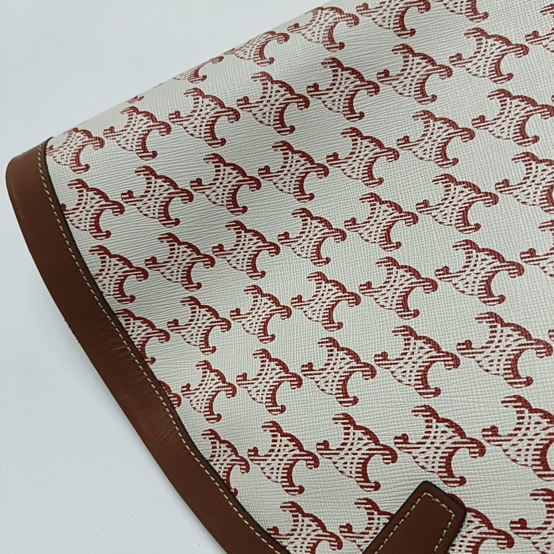 COUFFIN Medium Coated Canvas White