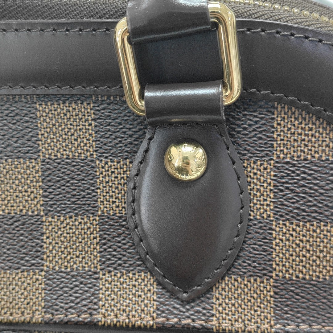 TREVI PM Damier Ebene Coated Canvas Brown