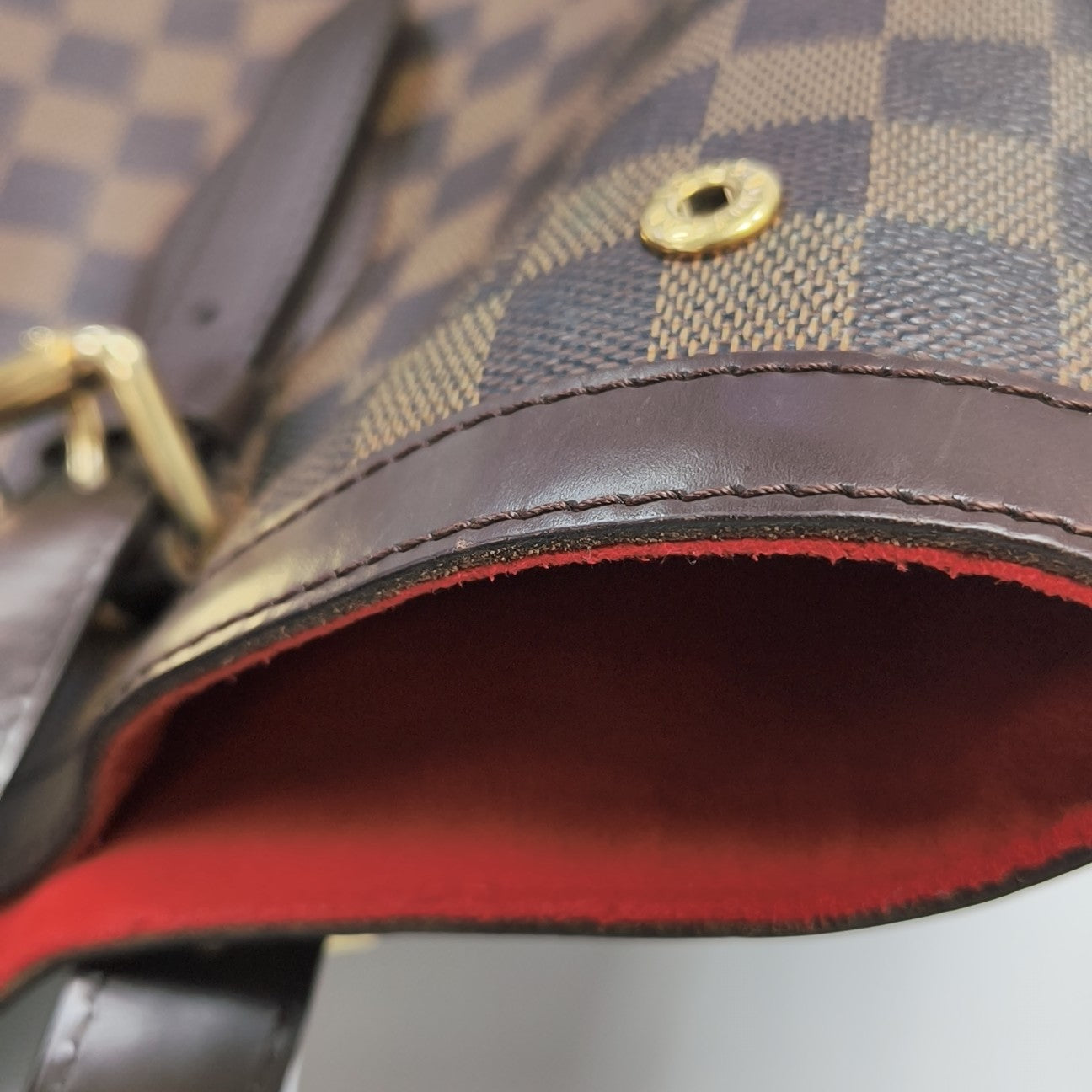 HAMPSTEAD GM Damier Ebene Coated Canvas Brown