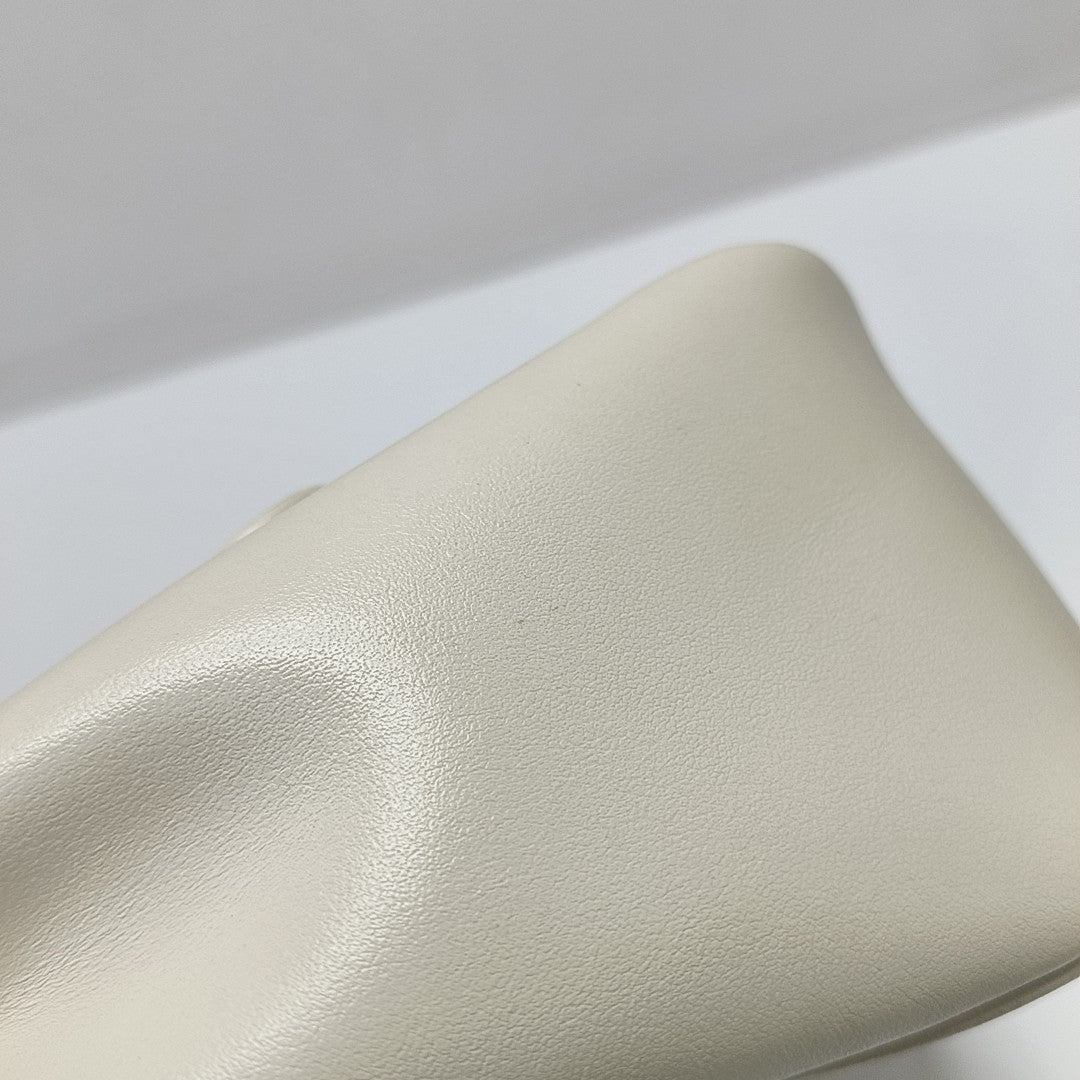 GG Marmont Mini Quilted Calfskin White