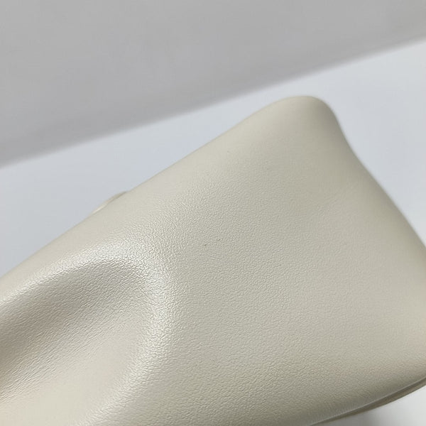GG Marmont Mini Quilted Calfskin White