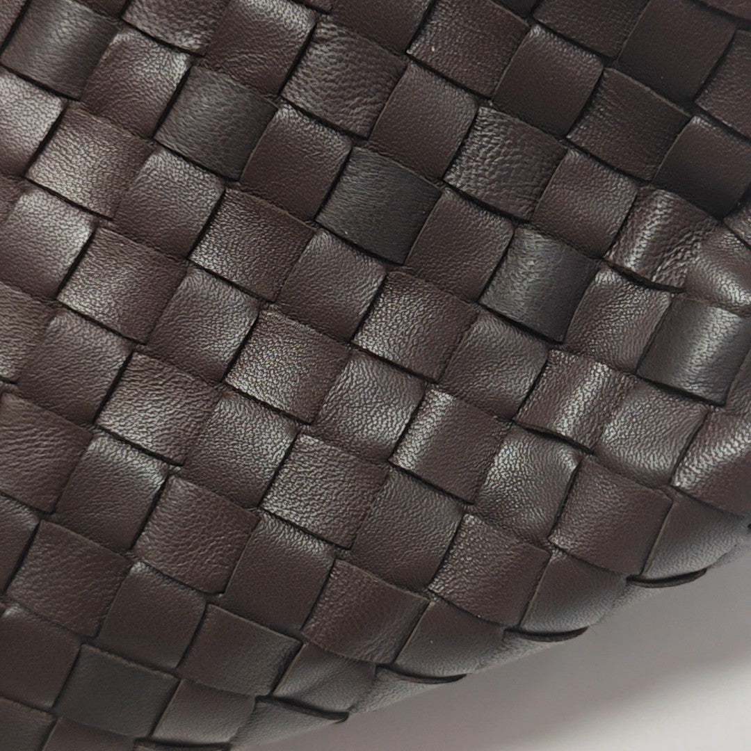 Lambskin Clutch Brown