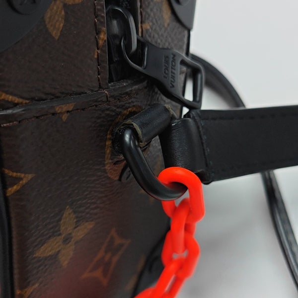 SOFT TRUNK Mini Monogram Coated Canvas Brown