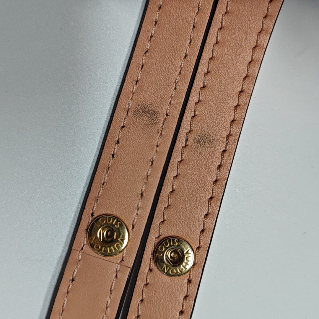 NÉONOÉ MM Damier Ebene Coated Canvas Brown