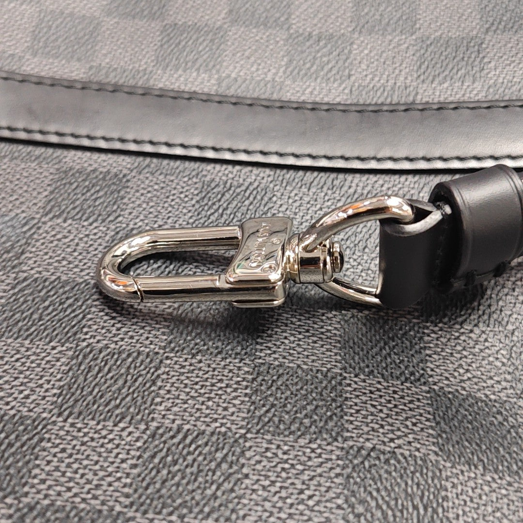 PORTE-DOCUMENTS PM Damier Graphite Coated Canvas Gray