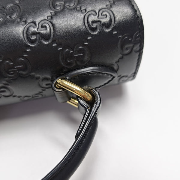 Padlock Small Calfskin Black