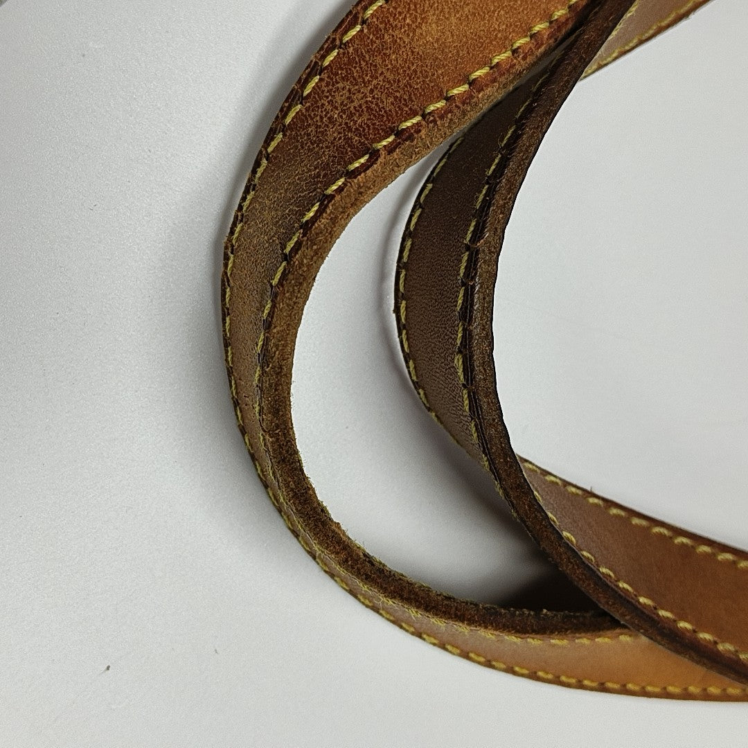VINTAGE VAVIN GM Monogram Coated Canvas Brown