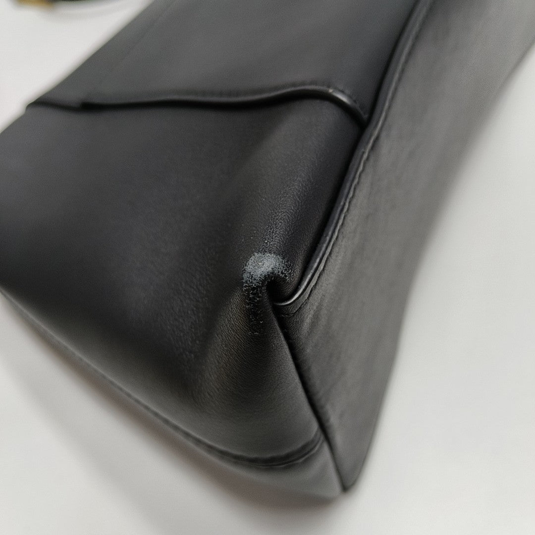 Downtown Small Calfskin Black