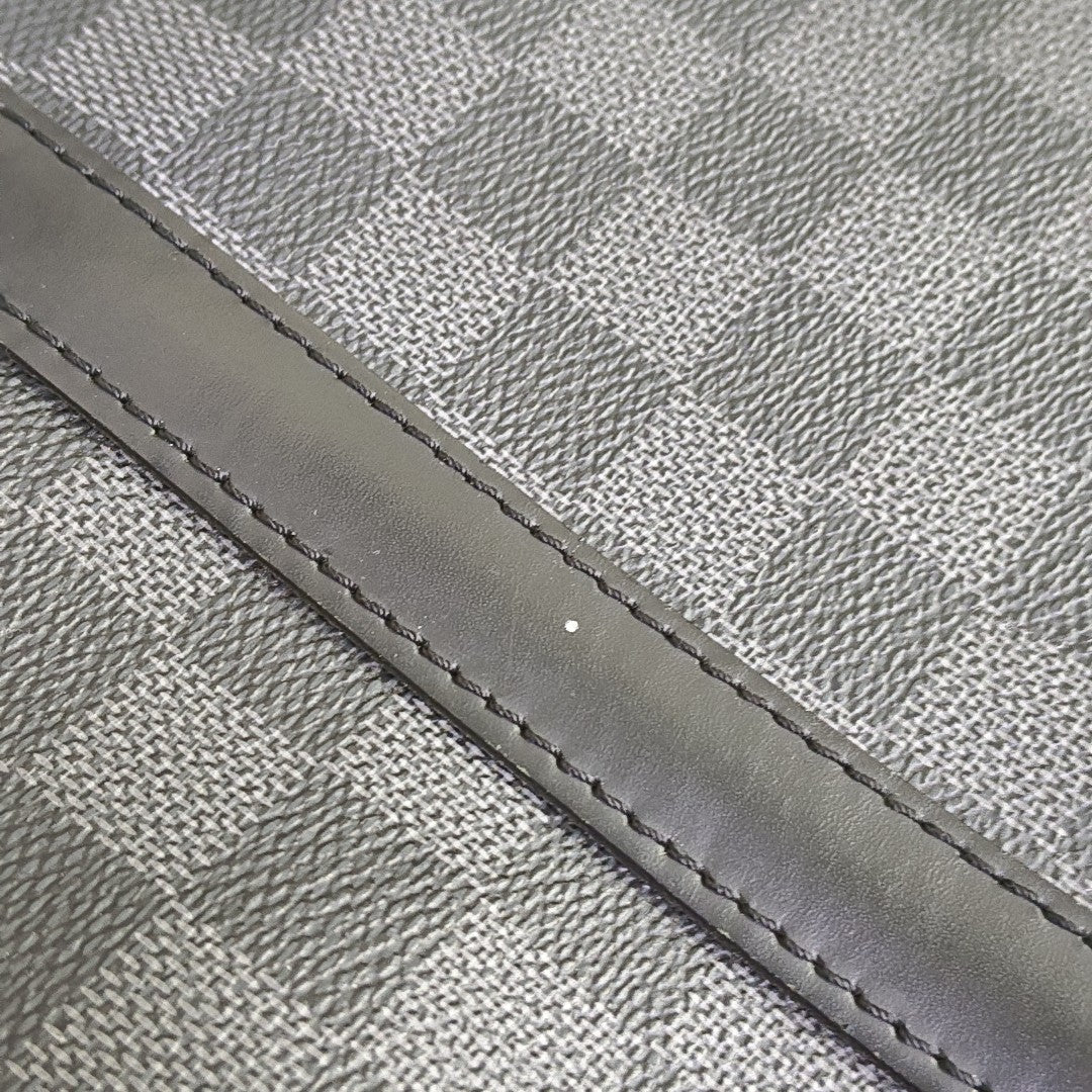 TADAO PM Damier Graphite Coated Canvas Gray