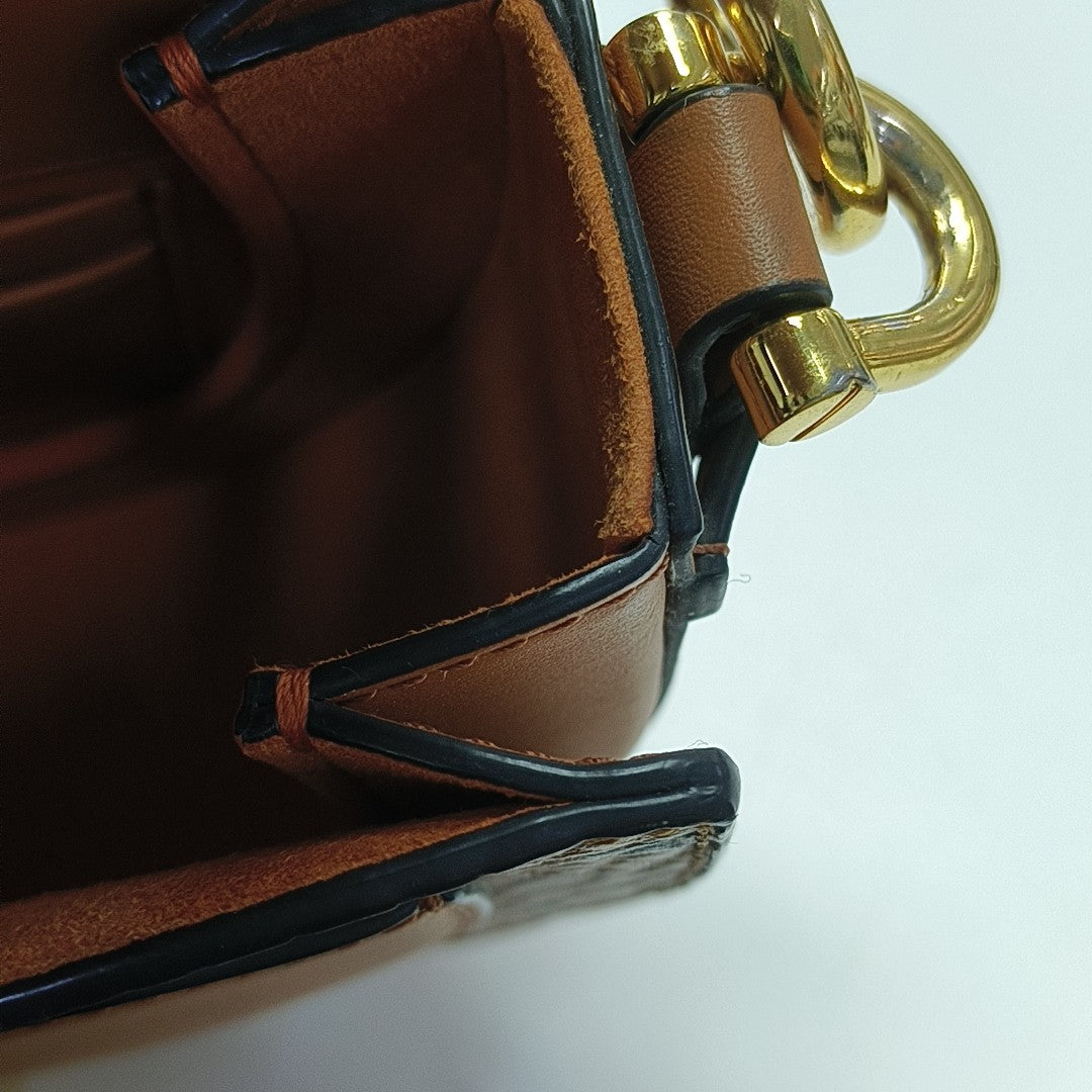 PATRICIA Mini Monogram Coated Canvas Brown