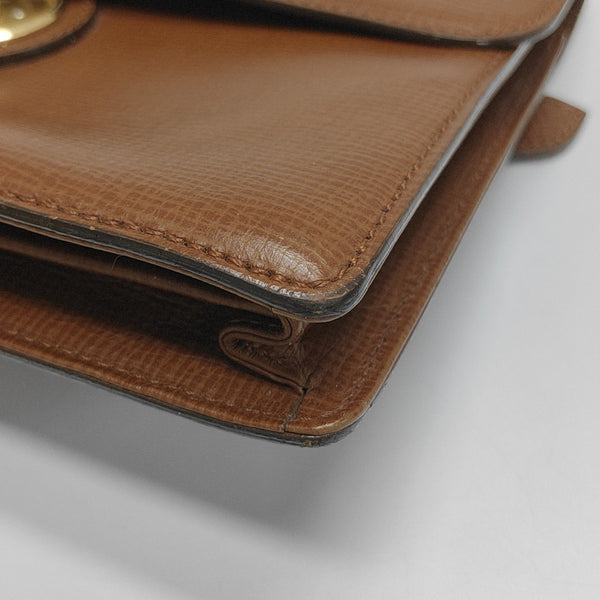 Calfskin Clutch Brown