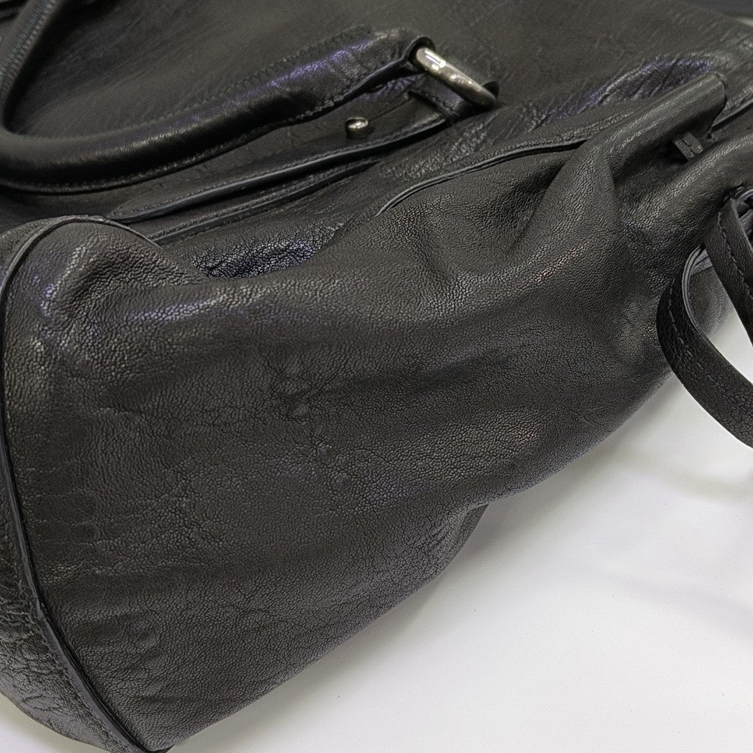 Calfskin Tote Bag Black
