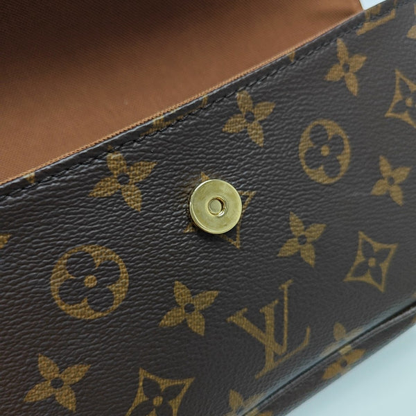 IVY Monogram Coated Canvas Brown
