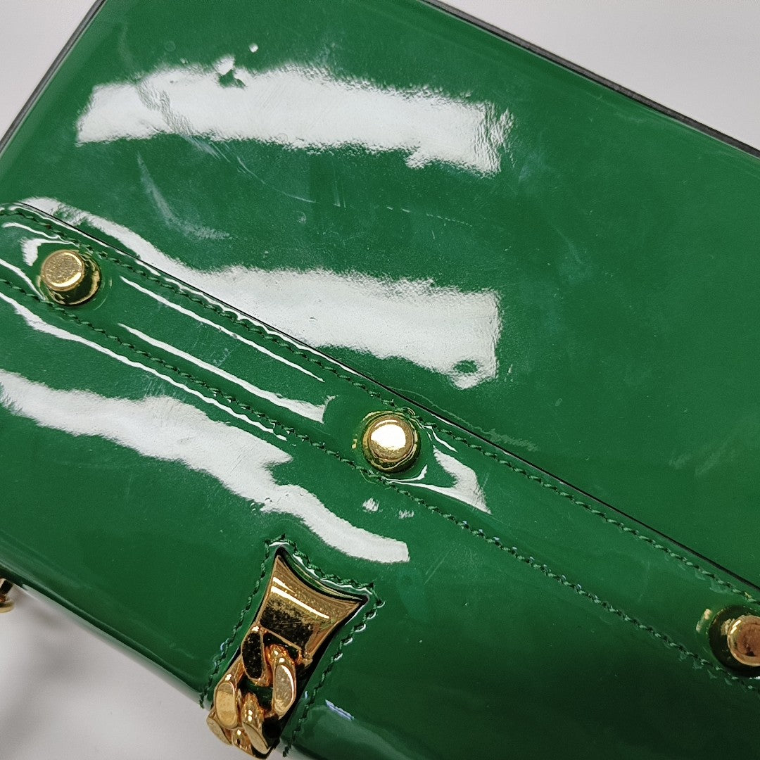 Sylvie 1969 Mini Patent Leather Green