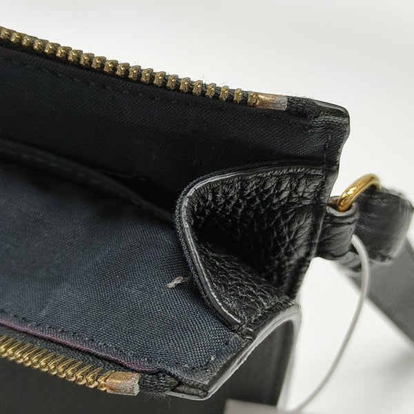 Calfskin Top Handle Bag Black
