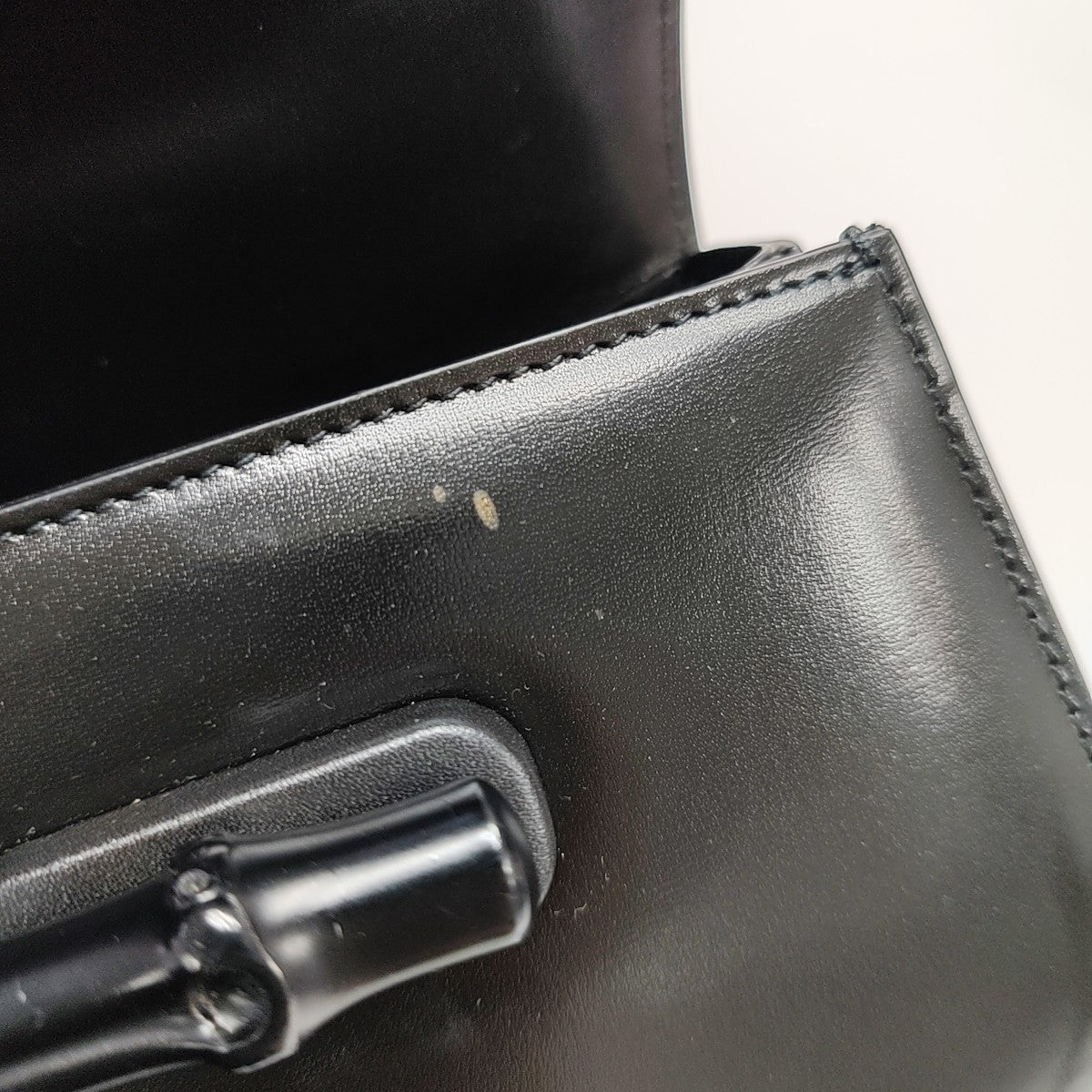 Bamboo 1947 Mini Calfskin Black