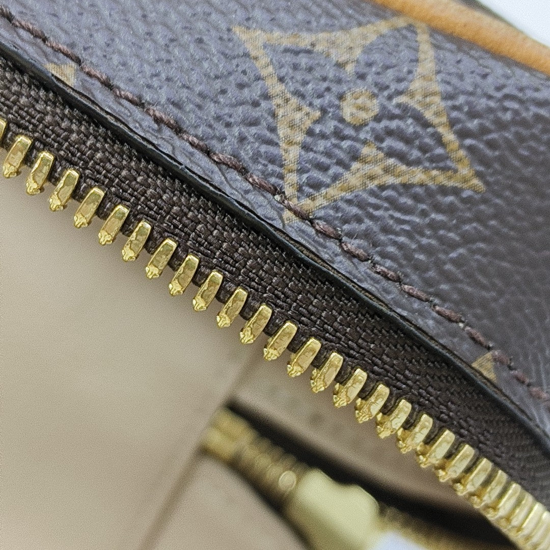 NICE Super Mini Monogram Coated Canvas Brown