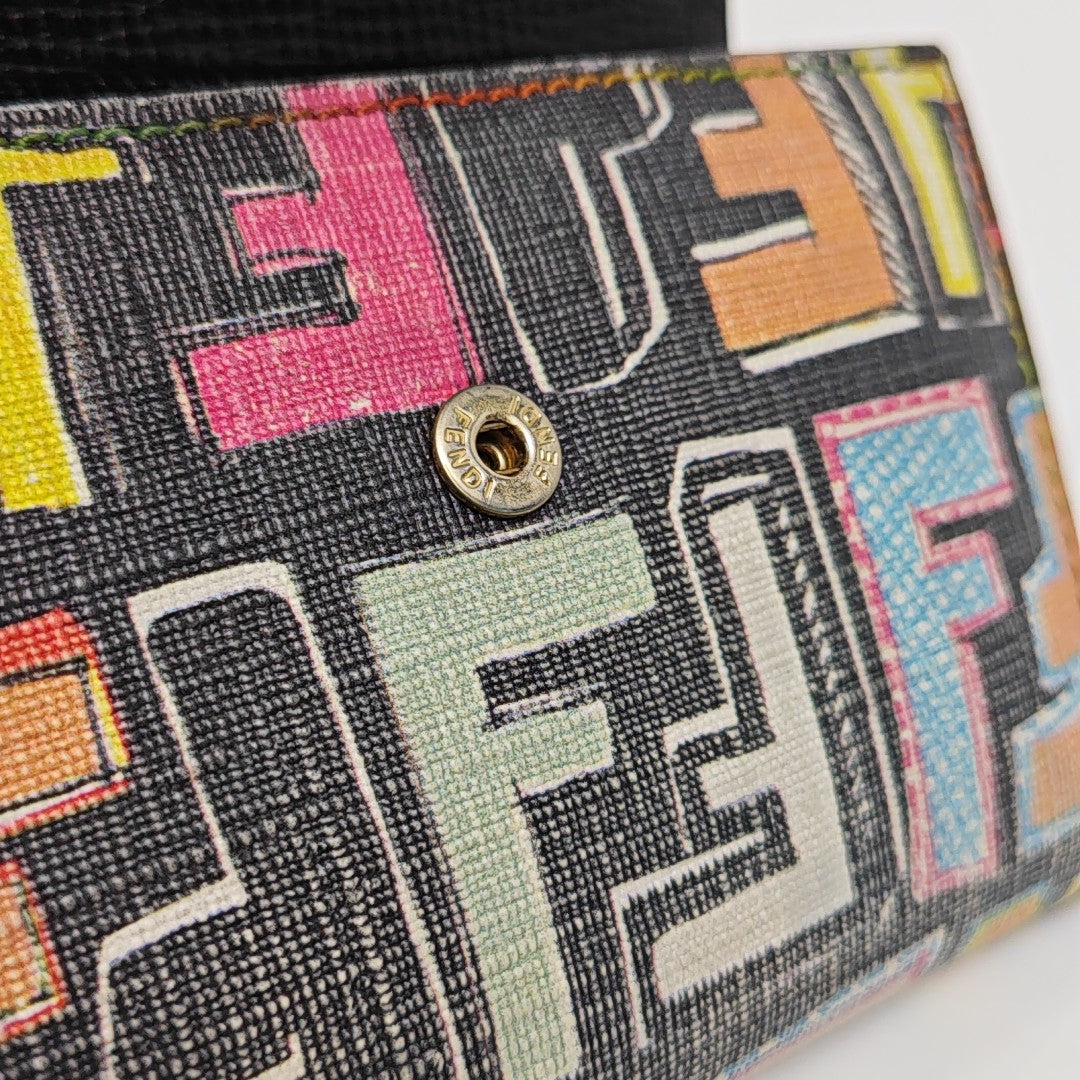 Monogram Coated Canvas Wallet Multicolor