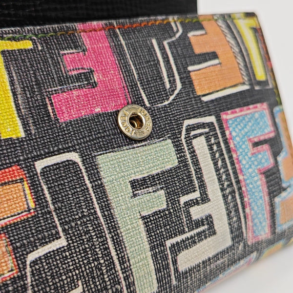 Monogram Coated Canvas Wallet Multicolor