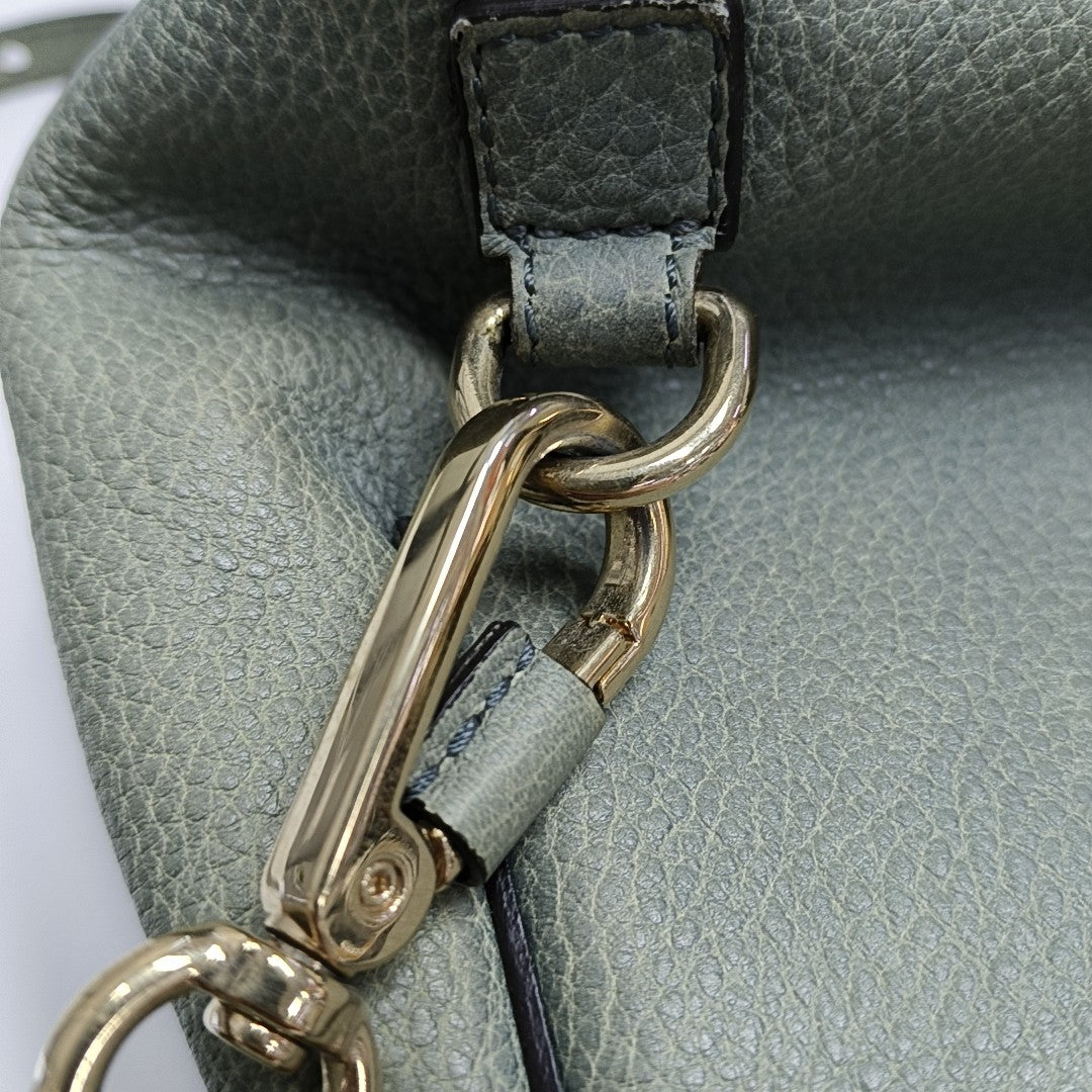 Faye Mini Calfskin Blue