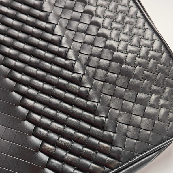 Calfskin Top Handle Bag Black