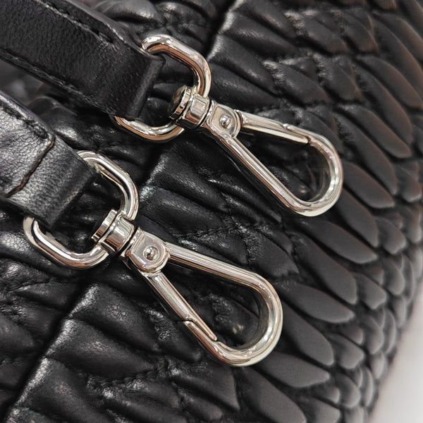 Lambskin Shoulder Bag Black