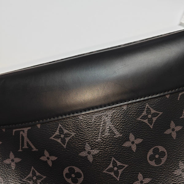 VOYAGER PM Monogram Coated Canvas Black