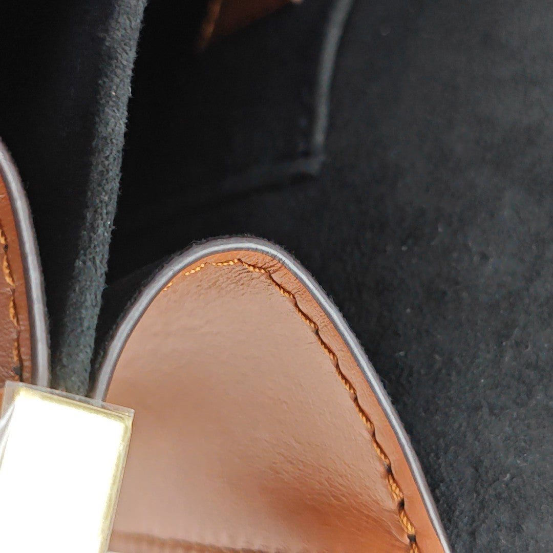 DAUPHINE Mini Monogram Coated Canvas Brown